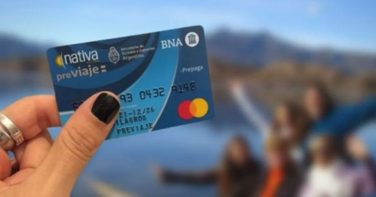 Tarjeta Previaje para utilizar el dinero que te reintegra el programa.