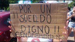 Familiares de gendarmes protestaron en Rosario y otras ciudades.