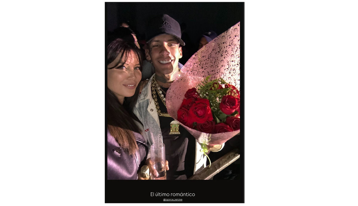 La romántica dedicatoria de Wanda Nara a L-Gante con La romántica dedicatoria de Wanda Nara a L-Gante con