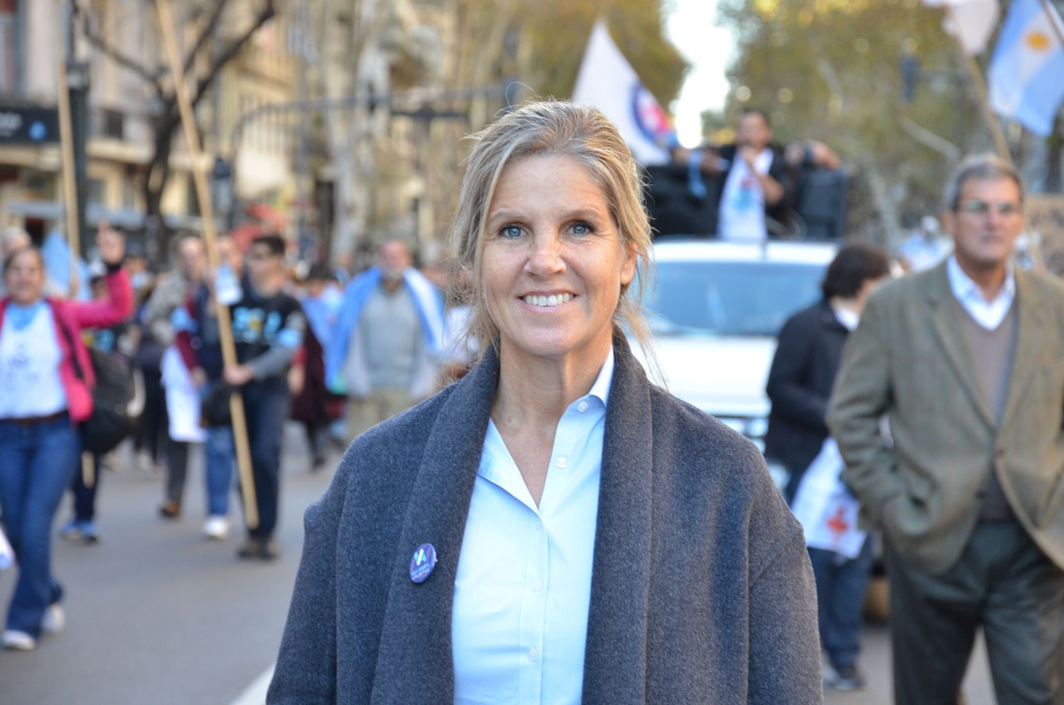 La ex diputada perteneciente al partido Valores para mi País, Cynthia Hotton.