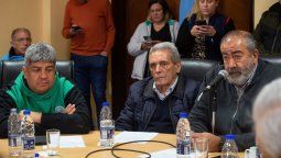 Moyano, Acuña, Daer: el triunvirato que lidera la CGT.&nbsp;