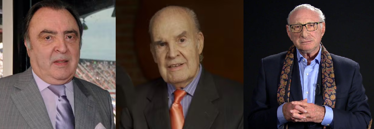 En 28 días murieron Araujo, Cherquis Bialo y Julio Ricardo, tres referentes del periodismo deportivo argentino. En 28 días murieron Araujo, Cherquis Bialo y Julio Ricardo, tres referentes del periodismo deportivo argentino.