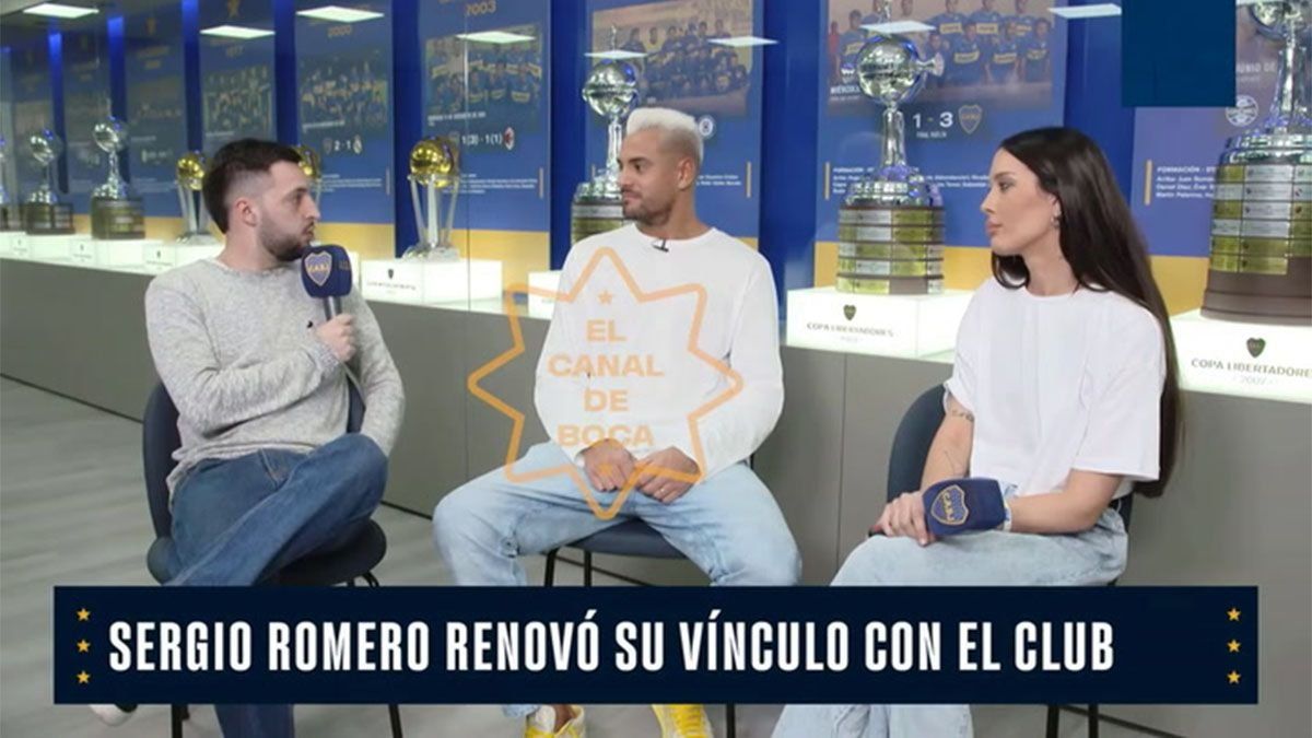 SergioRomero reveló detalles de la charla que tuvo el plantel con Juan Román Riquelmeen la que les recordó: “Tenemos que entender que somos Boca”. (Foto: Gentileza:El Canal de Boca)