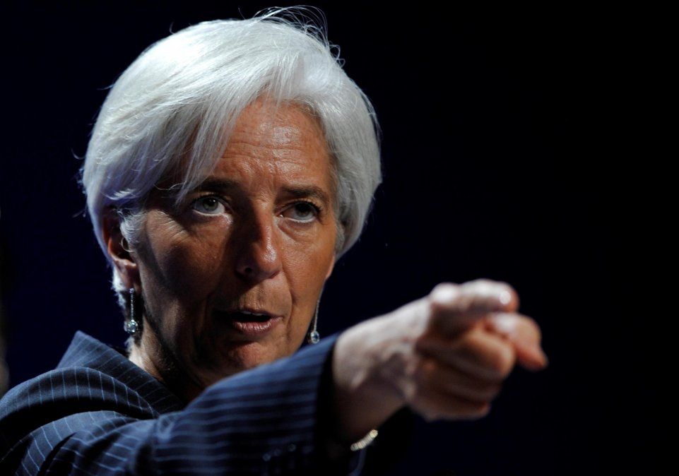 Christine Lagarde.