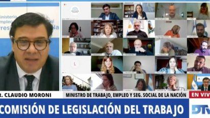 Moroni ante Diputados: “Es necesaria una regulación del teletrabajo”