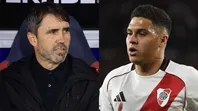 Juanfer Quintero arremetió contra Coudet tras su salida de River.&nbsp;