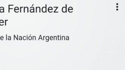 Militantes de la grieta editaron a CFK en Google y lanzaron #LadronaDeLaNacionArgentina