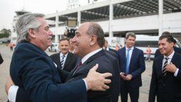 altText(Vuelve el peronismo a la Rosada: Sindicalistas y gobernadores ovacionaron a Alberto F.)}