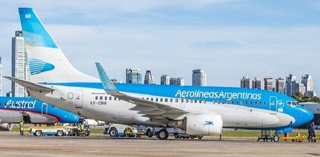 Aerolíneas Argentinas suspendió vuelos a Italia