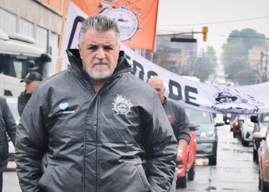 Mariano Moreno, presidente del Centro de Patrones y Oficiales Fluviales, de Pesca y de Cabotaje Marítimo, contra la reforma laboral de Milei.