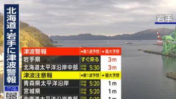 Japón en alerta máxima: primeras olas de tsunami tras un terremoto de 7,5