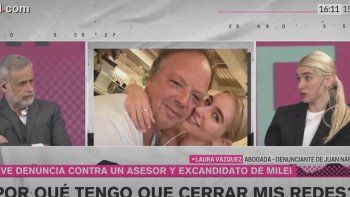 Juan Nápoli filtró los audios de Melconian, aseguró Laura Vázquez. Juan Nápoli filtró los audios de Melconian, aseguró Laura Vázquez.