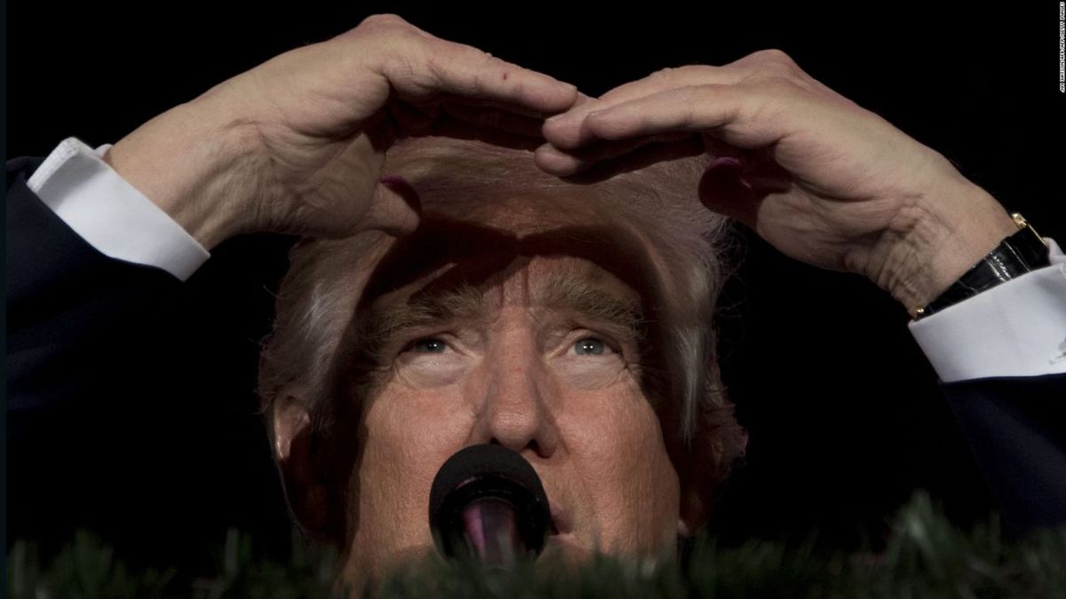 Donald Trump en su guerra interminable.