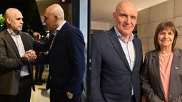 José Luis Espert y las dos fotos que publicó en su cuenta de Twitter al anunciar su ingreso a Juntos por el Cambio.