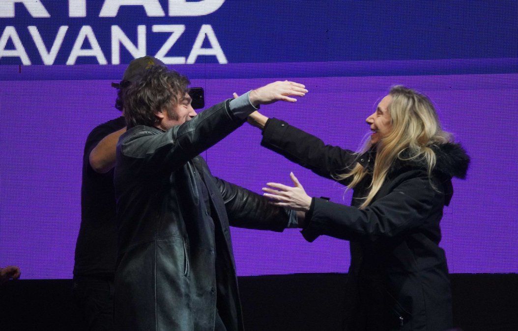 Javier y Karina Milei.&nbsp;