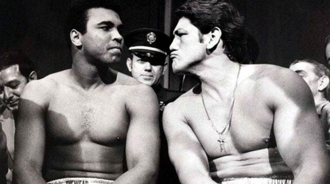 Oscar Bonavena y Muhammad Ali.