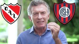 Impacto en San Lorenzo e Independiente por las versiones sobre Mauricio Macri
