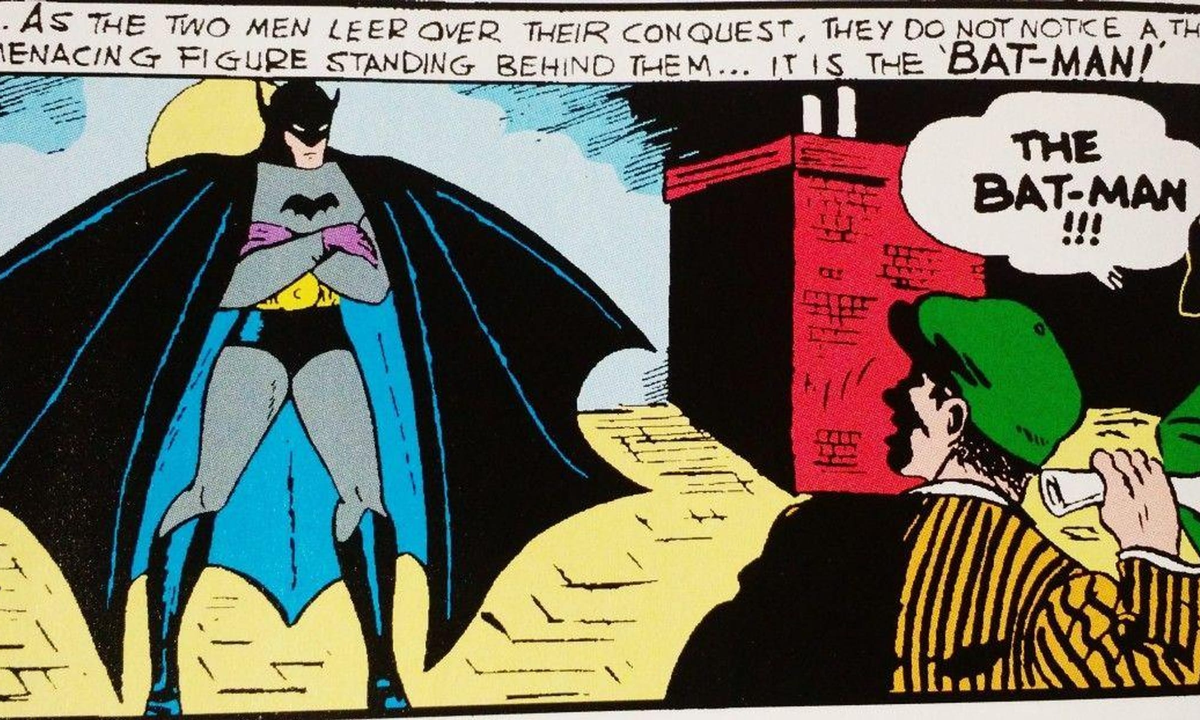 En su debut, Batman era un detective sin herramientas ni Baticueva, con un diseño diferente y con un código moral más flexible. Inspirado en La Sombra y El Zorro, su estética y métodos evolucionaron rápidamente. En su debut, Batman era un detective sin herramientas ni Baticueva, con un diseño diferente y con un código moral más flexible. Inspirado en La Sombra y El Zorro, su estética y métodos evolucionaron rápidamente.