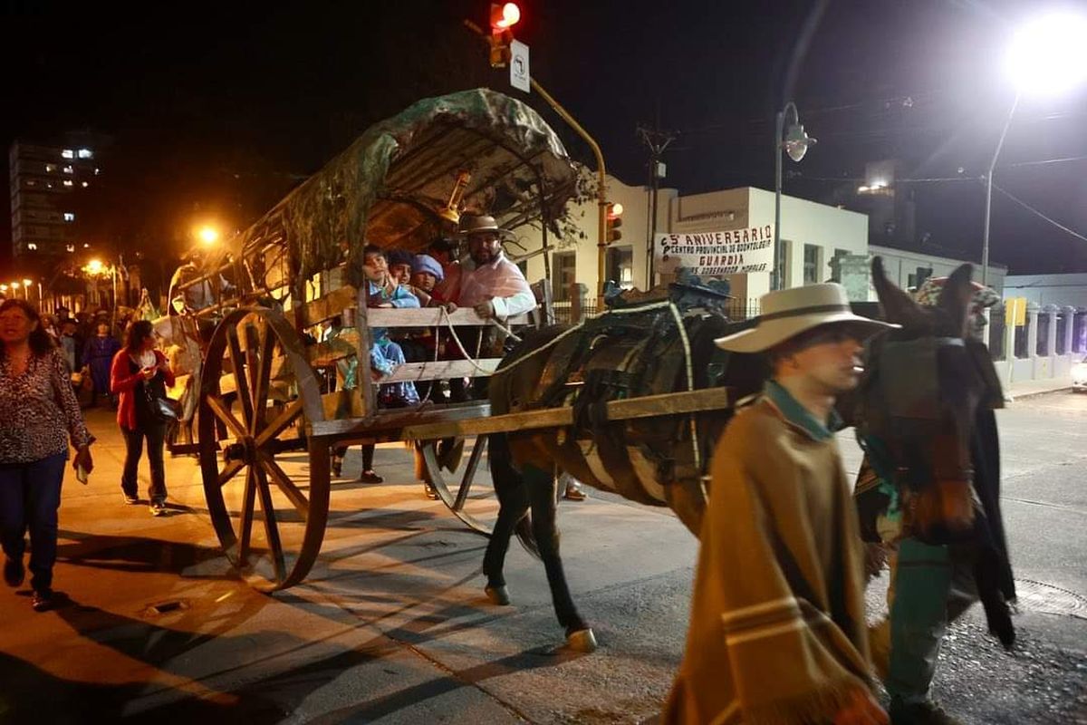 Carreta en la memoria del Éxodo Jujeño, en 2023. Carreta en la memoria del Éxodo Jujeño, en 2023.