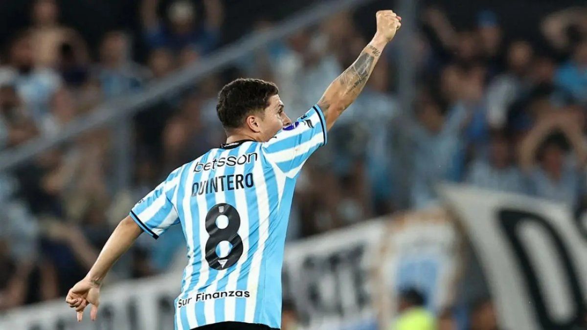 Juanfer Quintero out de Racing