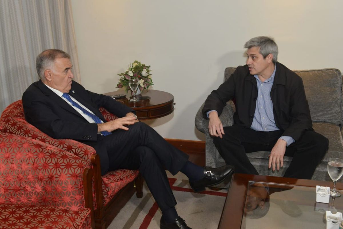 Osvaldo Jaldo y su 'ché pibe' Agustín Fernández, a quien en esa ocasión le dijo: Osvaldo Jaldo y su 'ché pibe' Agustín Fernández, a quien en esa ocasión le dijo: