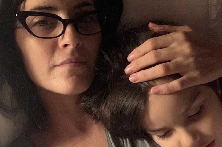 Julieta Díaz y su hija, Elena.