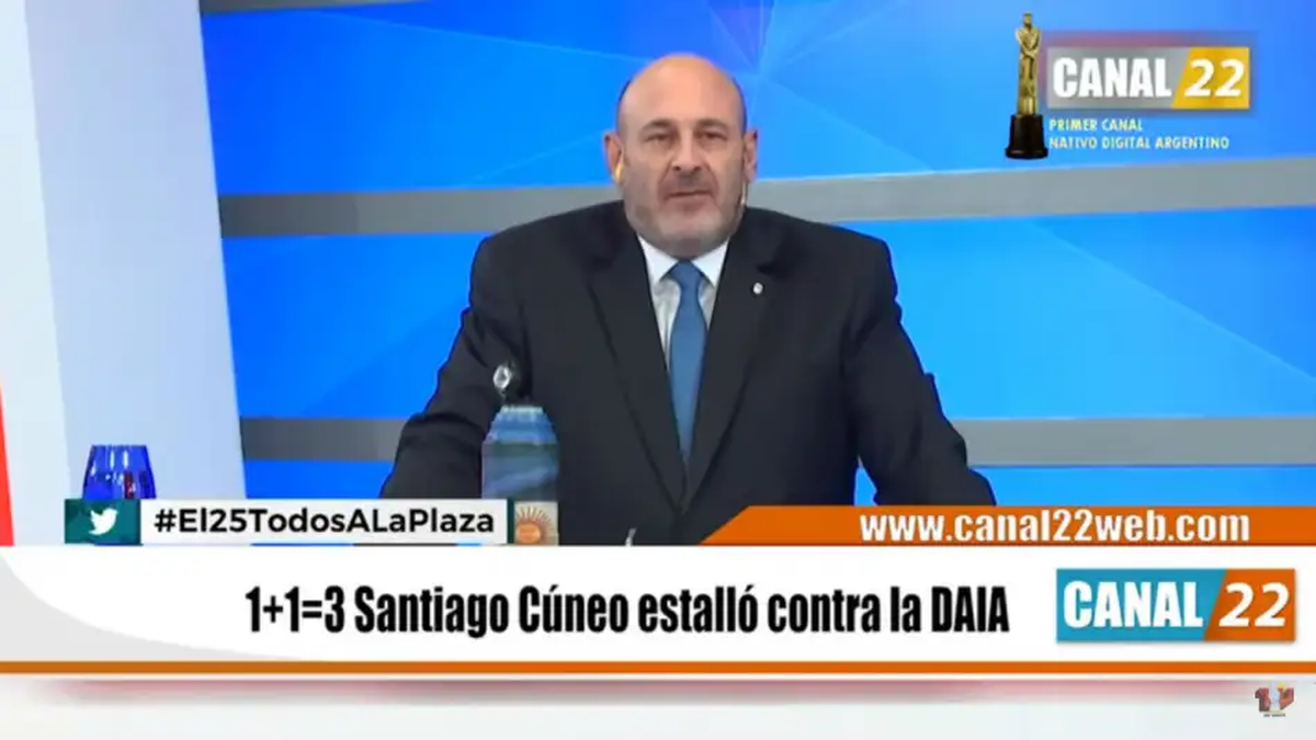 Luego del comunicado de la DAIA, Santiago Cúneo estalló.