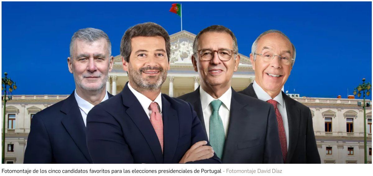 Entre los favoritos en las elecciones a Jefe de Estado en Portugal se hallan: el líder de Chega!, André Ventura, António José Seguro, João Cotrim de Figueiredo, Luís Marques Mendes; y Henrique Gouveia e Melo&nbsp;