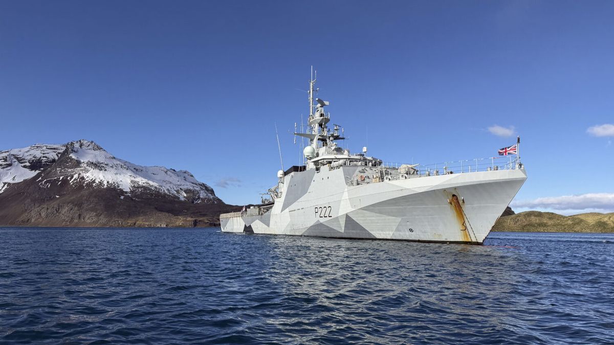 HMS Forth, en Malvinas. HMS Forth, en Malvinas. 