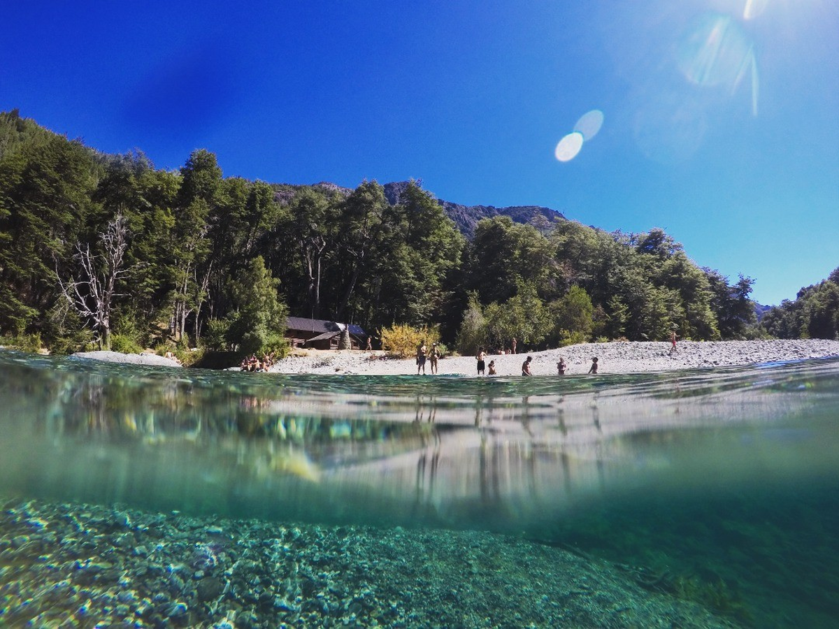 Una playita muy bella escondida en un rincón de la Argentina. Foto: Refugio La Playita. Una playita muy bella escondida en un rincón de la Argentina. Foto: Refugio La Playita.