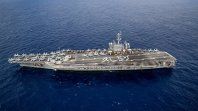 El USS George Washington llegó a Medio Oriente. USA reemplaza recursos.&nbsp;