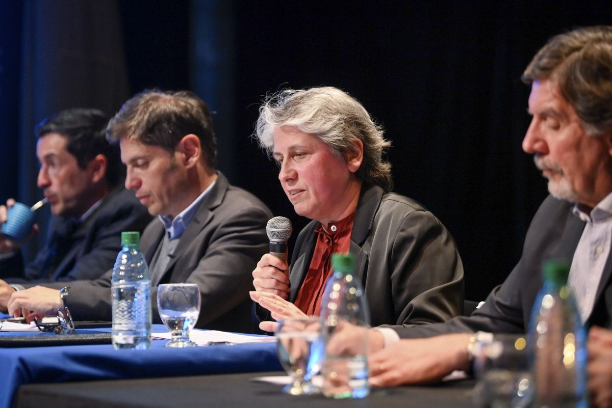 Terigi, junto a Kicillof y Sileoni, en una imagen de archivo (NA). Terigi, junto a Kicillof y Sileoni, en una imagen de archivo (NA).