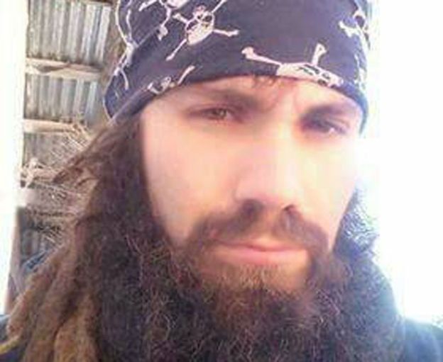 El artesano y tatuador de 28 años Santiago Maldonado desapareció el  01/08/2017. Foto: Web