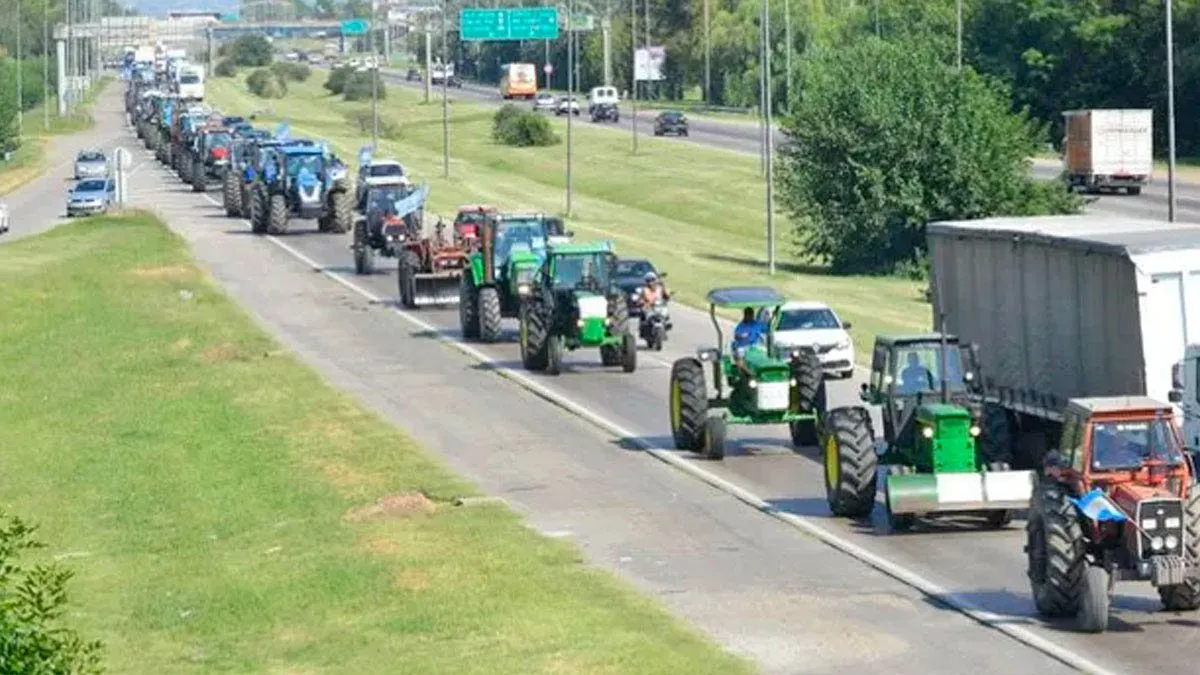 El tractorazo del 23 de marzo fue apoyado por JxC. 