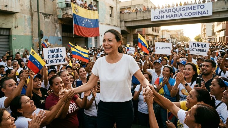 María Corina regresa a Venezuela tras 10 meses y reta a Donald Trump a alejarla