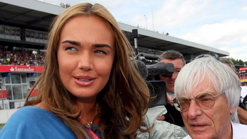 Tamara Ecclestone y su padre Bernie. Tamara Ecclestone y su padre Bernie.