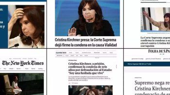 Repercusiones globales tras la condena de CFK: Qué dijo el mundo