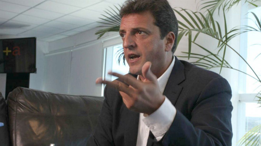 Sergio Massa, líder del Frente Renovador