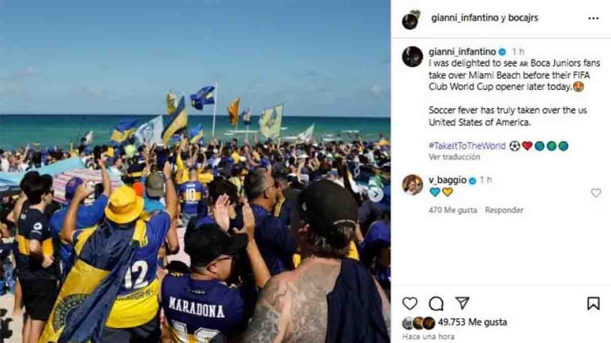 Los hinchas de Boca marcaron un increíble récord en Miami de “niveles de ruido peligrosos para la audición” y hubo elogios de Gianni Infantino. Los hinchas de Boca marcaron un increíble récord en Miami de “niveles de ruido peligrosos para la audición” y hubo elogios de Gianni Infantino.