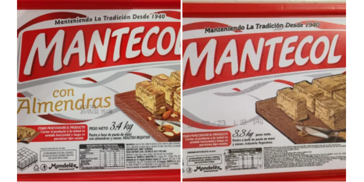 Una de las diferencias del Mantecol "trucho", que prohibió la ANMAT, está en el vencimiento del mismo.