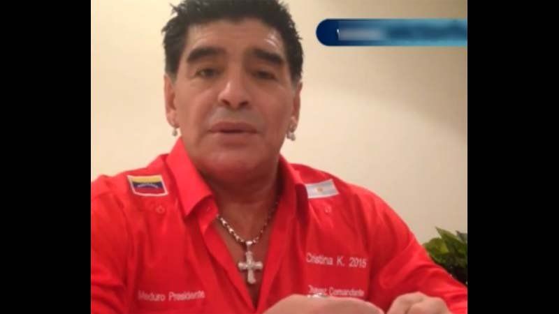 Diego A. Maradona, también comentará el mundial para Telesur porque así lo habría querido El Comandante (Chávez).