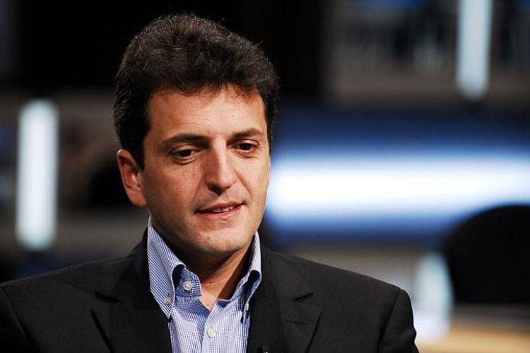 Sergio Massa, blanco en tuiter