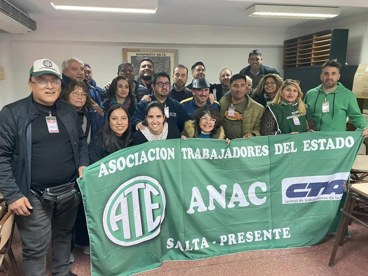 ATE/Anac amenaza los vuelos con un paro para dentro de una semana. ATE/Anac amenaza los vuelos con un paro para dentro de una semana.