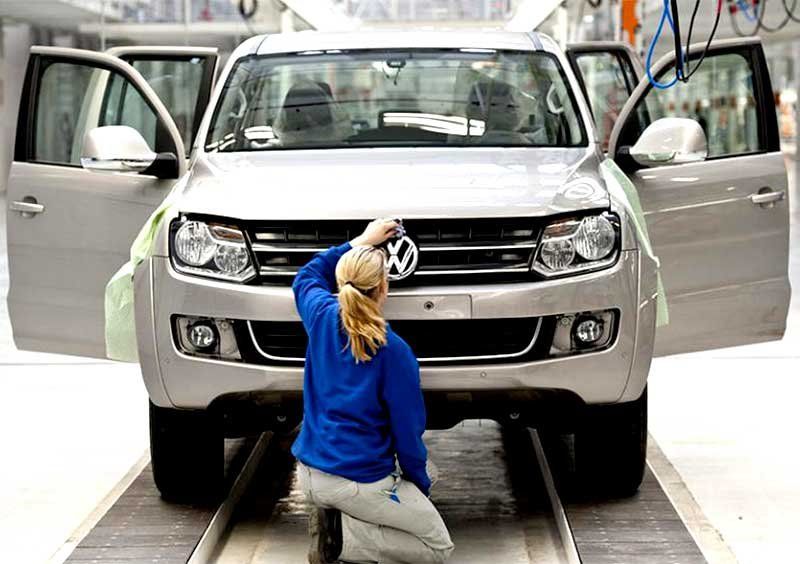 La Amarok de Volkswagen en Pacheco. 