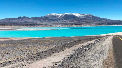 Una laguna turquesa que es una joya escondida en Argentina