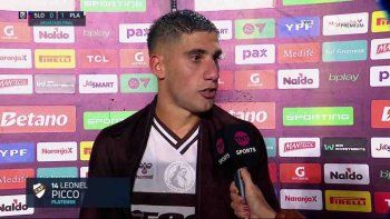 Elmediocampista de Platense, Leonel Picco, pronunció una picante frase de cara alpartido final del Torneo Apertura frente a Huracán: “Que le den la copa”.(Foto: X TNT Sports Argentina) Elmediocampista de Platense, Leonel Picco, pronunció una picante frase de cara alpartido final del Torneo Apertura frente a Huracán: “Que le den la copa”.(Foto: X TNT Sports Argentina)
