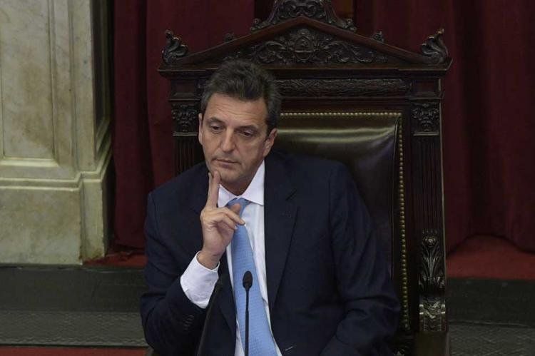 Sergio Massa, presidente de la Cámara de Diputados (Foto: JUAN MABROMATA / AFP)
