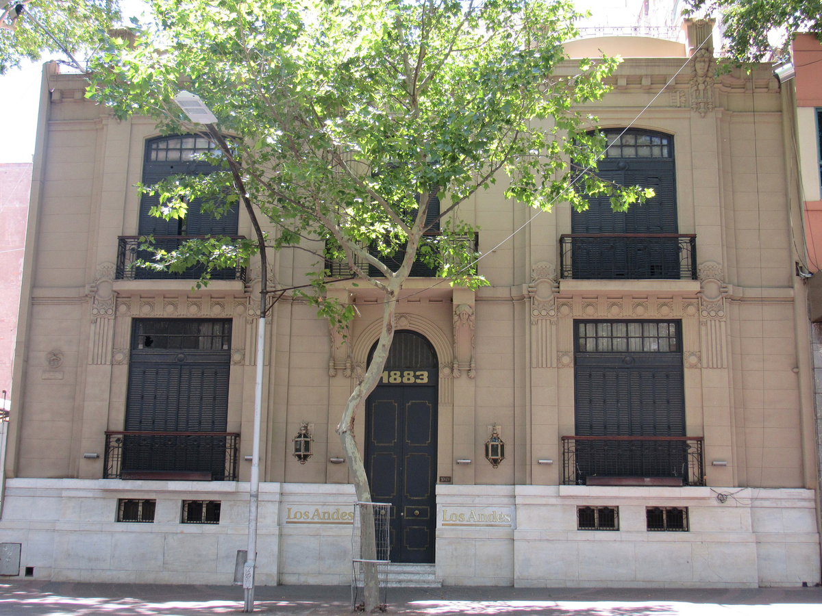 La sede del diario Los Andes ubicada en Avenida San Martín. La sede del diario Los Andes ubicada en Avenida San Martín.