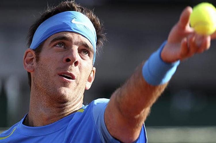 Del Potro superó con cierta dificultad al francés Llodrá.