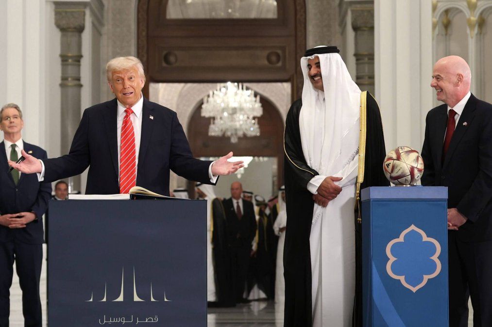 Infantino y FIFA amigos del poder, algo que se quiere negar.